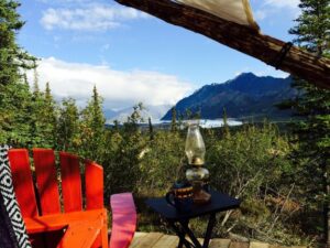 Alaska camping in luxury