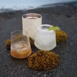 cocktails on a glacier