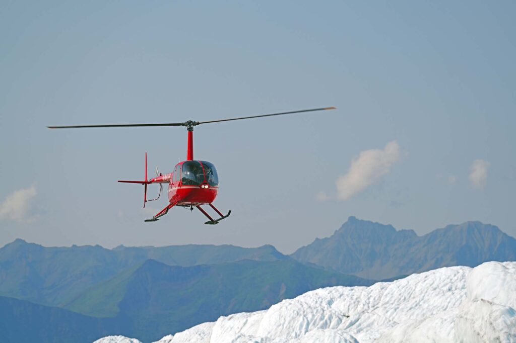 Heli Landing in Alaska